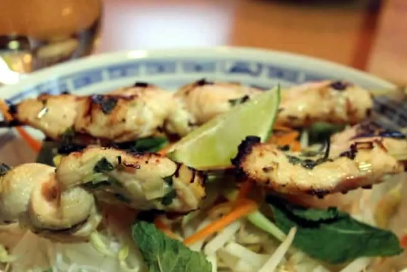 Brochette de poulet vietnamienne