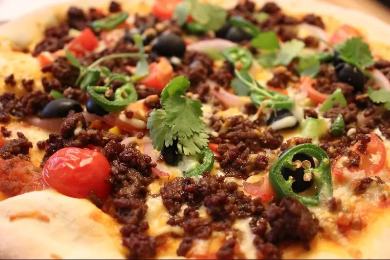 Pizza mexicaine