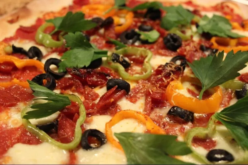 Pizza chorizo