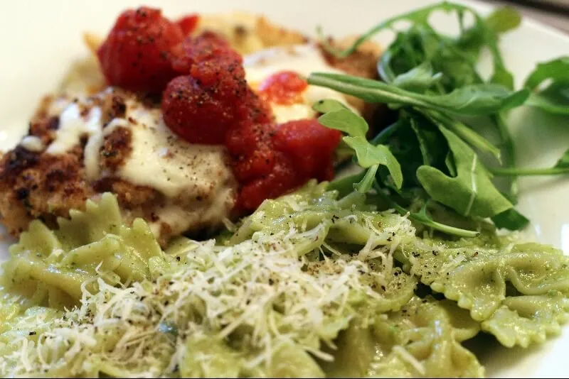 Poulet à la mozzarella