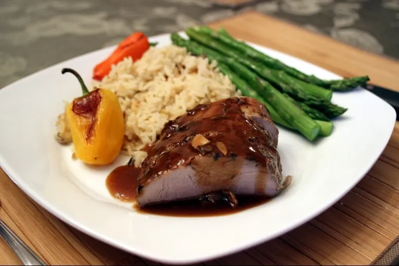 Filet de porc sauce champignon