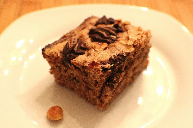Gâteau aux dattes et chocolat