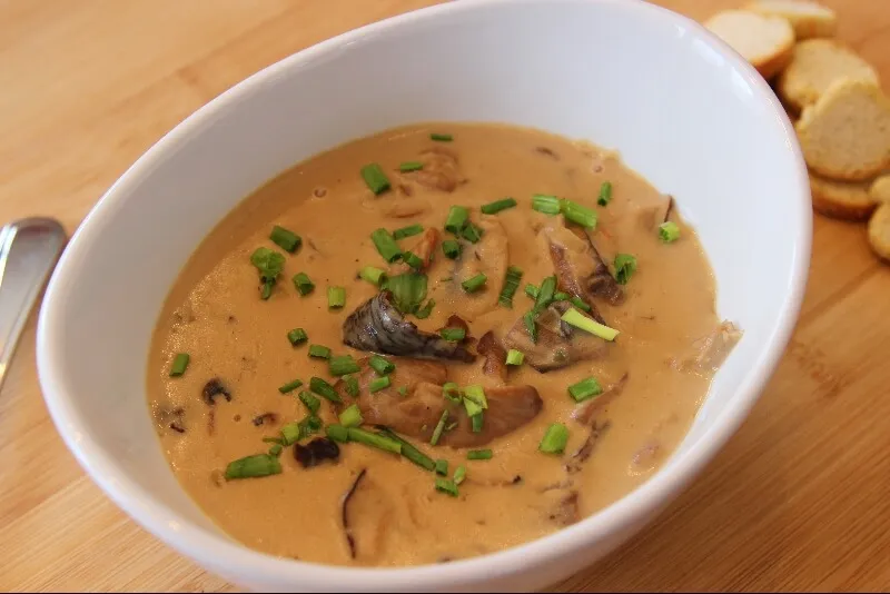 Crème de champignons