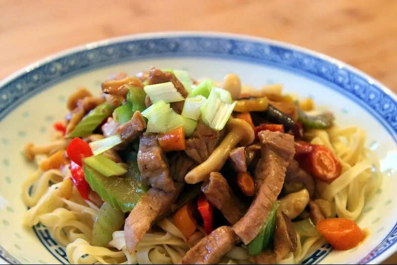 Chop suey au porc
