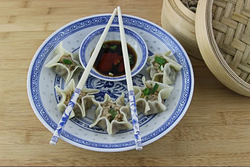Fleurs de Wonton au porc