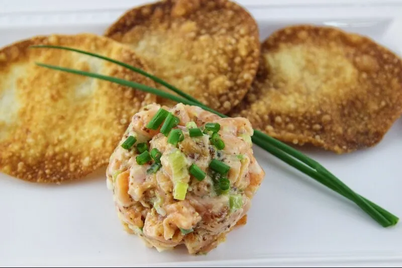 Tartare de saumon classique