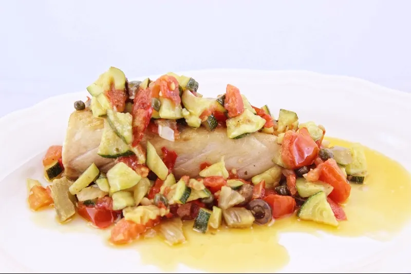 Filet de Cobia aux olives