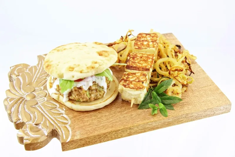 Burgers de porc à l’indienne