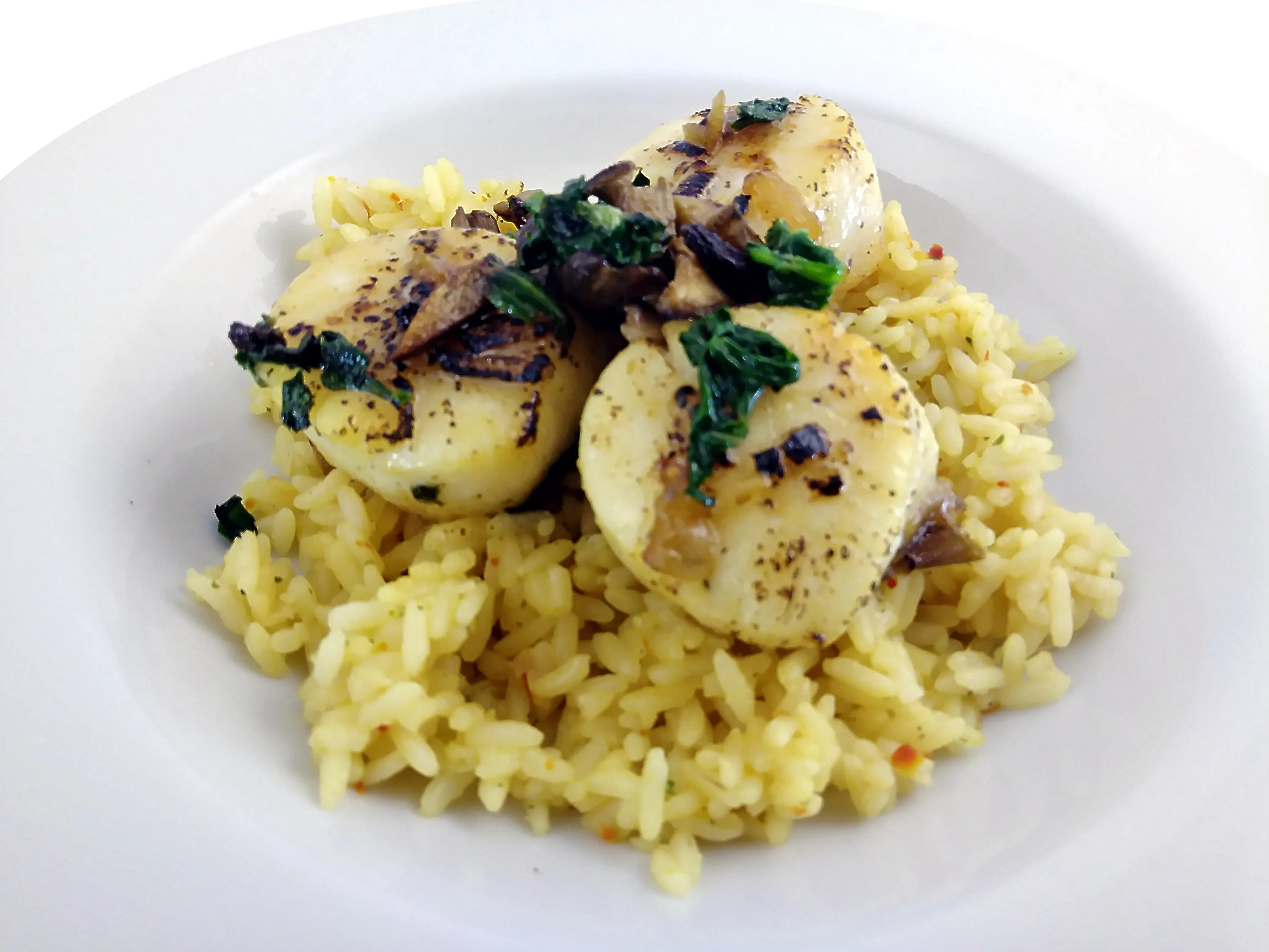 Pétoncles beurre blanc au pastis