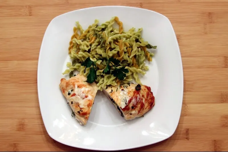 Roulade de poulet à la grecque
