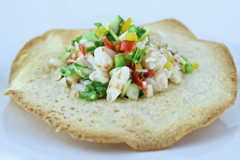 Tartare de crevettes à la mexicaine