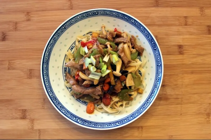 Chop suey au porc