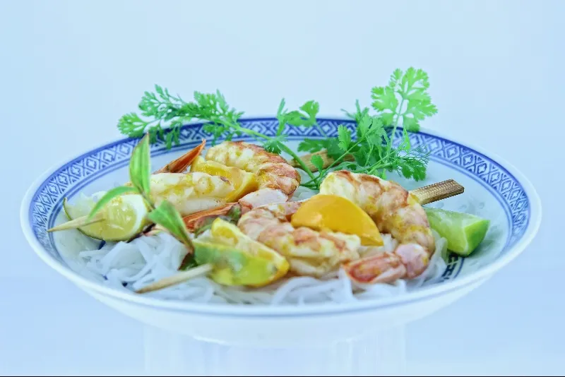 Crevettes aux agrumes