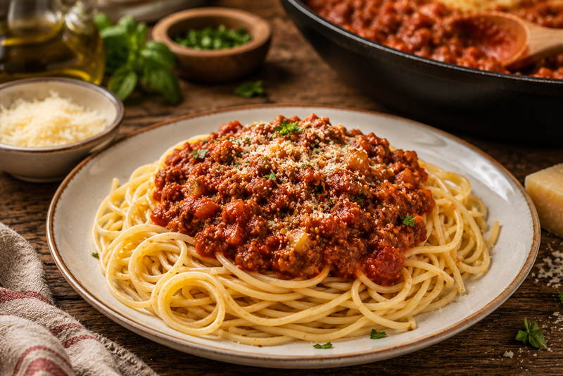 Recette sauce spaghetti maison italienne authentique