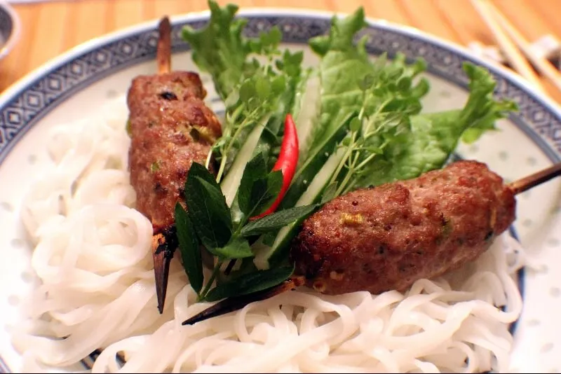 Brochettes de porc vietnamiennes