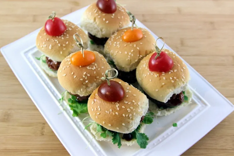 Mini hamburger à la chinoise