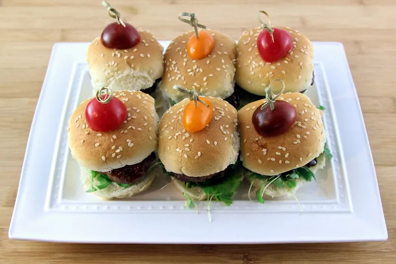 Mini hamburger à la chinoise