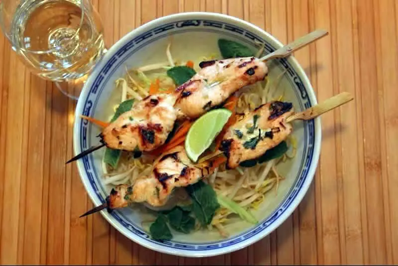 Brochette de poulet vietnamienne