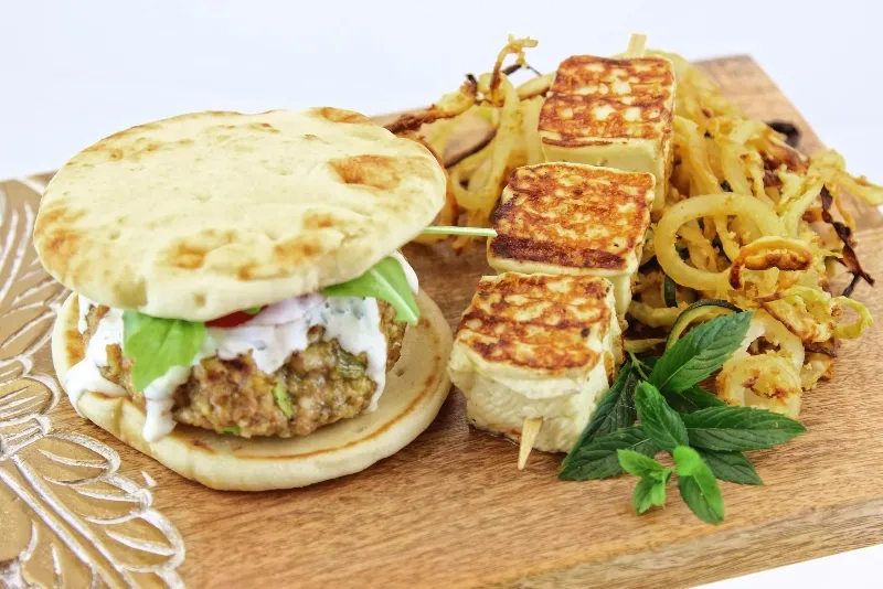 Burgers de porc à l’indienne