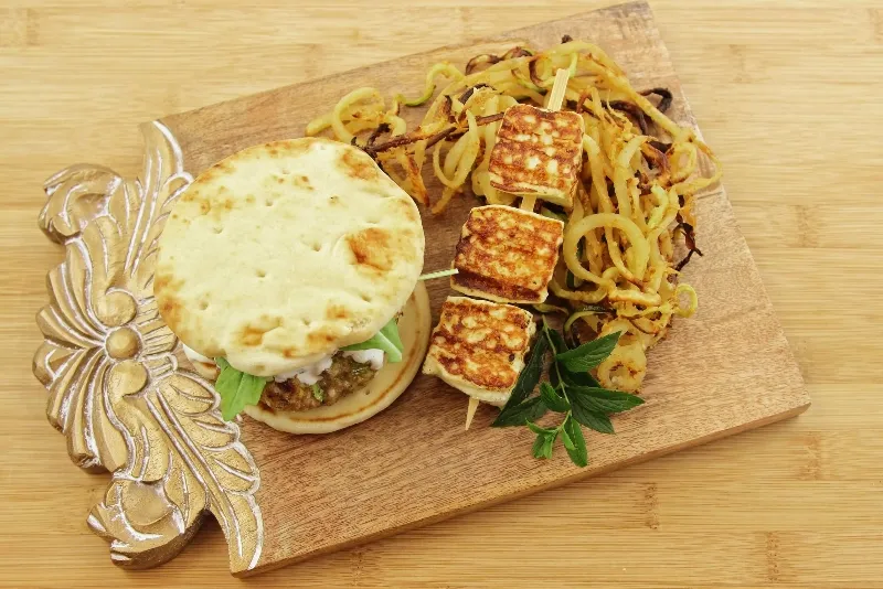 Burgers de porc à l’indienne
