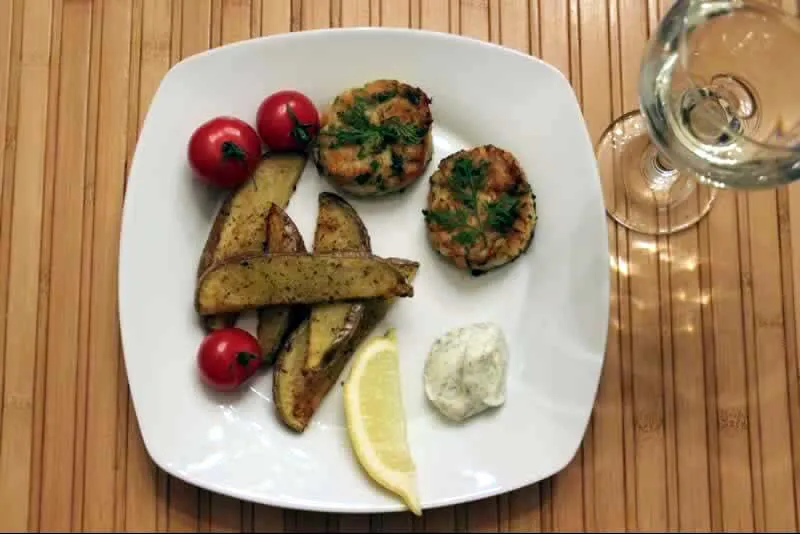 Croquette de crabe
