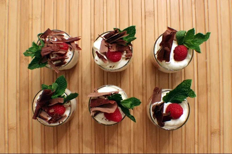 Gâteau au fromage en verrine
