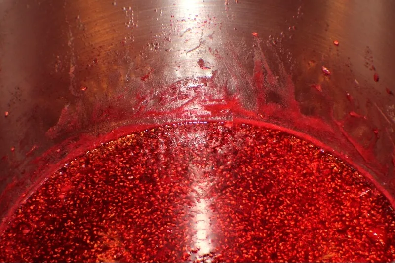 Confiture de framboises