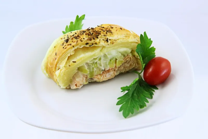 Saumon en croute feuilletée