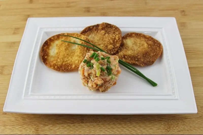 Tartare de saumon classique